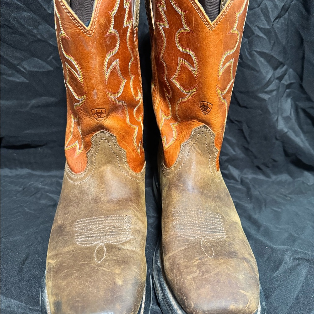 Ariat‎ Men's Western Boots in Brown and Orange